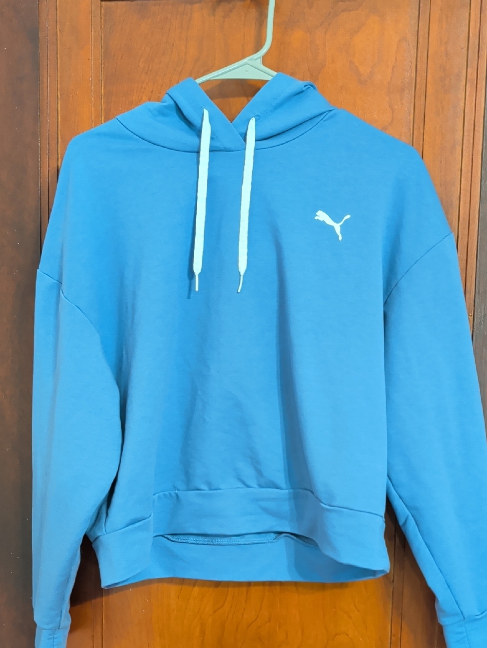 Puma PURPLE Women's Hoodie with White Drawstrings